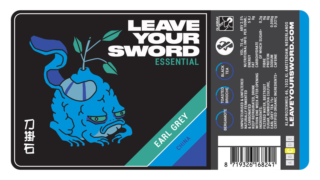 Earl Grey Kombucha Leave Your Sword 75cl Bottle
